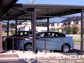 のカーポート テリオスポートII   1500 横連棟 積雪〜50cm対応＋オプション一式 施工例