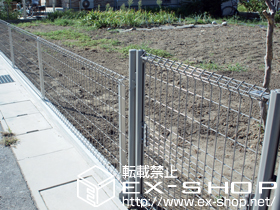 の門扉 イーネット門扉1型 片開き[門柱仕様] 施工例