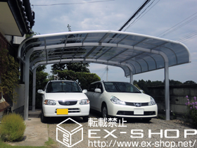 のカーポート テールポートシグマIII ワイド 積雪〜20cm対応 施工例