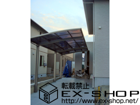 のカーポート カーブポートシグマ? 延長タイプ 積雪〜20cm対応 施工例