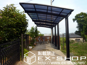 のカーポート カーブポートシグマIII 縦連棟タイプ 積雪〜20cm対応 施工例