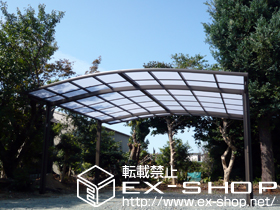 のカーポート カーブポートシグマIII ワイド　積雪〜20cm対応 施工例