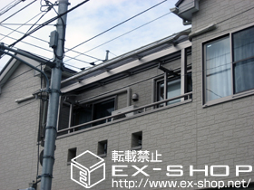 のバルコニー・ベランダ屋根 ヴェクターテラス R型 屋根タイプ 単体 積雪〜20cm対応 施工例