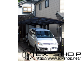 のカーポート プレシオスポート 縦連棟 積雪〜20cm対応 施工例