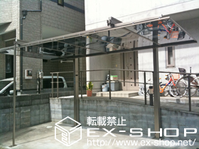 のカーポート F-1 積雪〜20cm対応＋サポートセット（着脱式） 奥行51用 H2400用 施工例