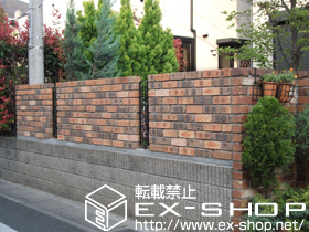 のフェンス・柵 スリムフィックスフェンスＡ（コラゾン） 施工例