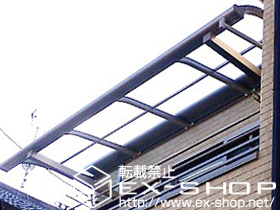 のバルコニー・ベランダ屋根 ヴェクターテラス R型 ルーフタイプ 単体 積雪〜20cm対応 施工例