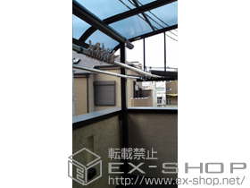 のバルコニー・ベランダ屋根 プレシオステラス R型 屋根タイプ 積雪〜20cm対応 施工例