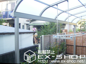 のテラス屋根 ライザーテラス? R型 テラスタイプ 積雪〜20cm対応 施工例