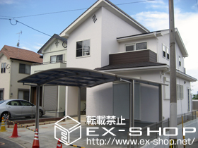 のカーポート プレシオスポート ワイド 積雪〜20cm対応 施工例