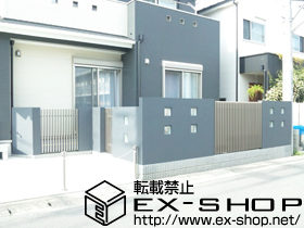 のフェンス・柵 プログコートフェンスF1型 施工例