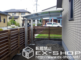 のサイクルポート・駐輪場 レイナポート ミニ 積雪〜20cm対応 施工例