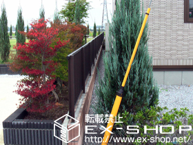 のフェンス・柵 レスティナフェンス21型　<フリーポール> 施工例