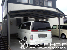 のカーポート カーブポートシグマIII ワイド　積雪〜20cm対応 施工例