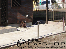 のカーゲート スペースガード F48型 標準型 施工例