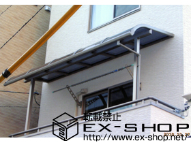 のバルコニー・ベランダ屋根 パワーアルファ RB型 屋根タイプ 単体 積雪〜30cm対応 施工例