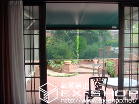 のオーニング・日よけ 彩鳥CR型 ボックスタイプ 手動式 施工例