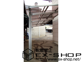 のサイクルポート・駐輪場 レークポートシグマIII ミニ 延長 積雪〜30cm対応 施工例