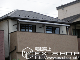 のバルコニー・ベランダ屋根 プレシオステラス R型 屋根タイプ 単体 積雪〜20cm対応 施工例