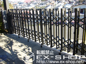 のカーゲート アルシャインII HW型Aタイプ センターレール 片開き【特注】 施工例