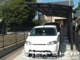 のカーポート プレシオスポート 縦連棟　積雪〜20cm対応 施工例