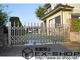 のカーゲート アルシャインII PG型R Aタイプ ノンレール 片開き 施工例