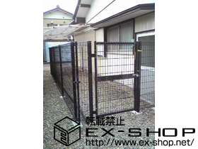 の門扉 ハイグリッド門扉N8型 片開き 柱使用タイプ 施工例