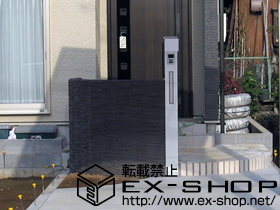 の機能門柱・ポスト ファンクションユニット ウィルモダンスリム 組み合わせ例? 施工例