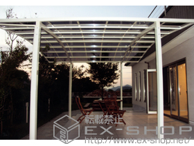 のカーポート カーブポートシグマIII ワイドタイプ 積雪〜20cm対応 施工例