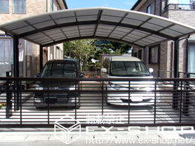 のカーゲート ワイドオーバードアR1型 電動式 施工例