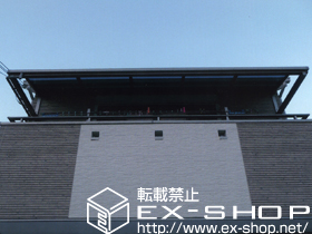 のバルコニー・ベランダ屋根 ライザーテラスII R型 ルーフタイプ 単体 積雪〜20cm対応 施工例