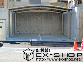 のカーポート カーブポートシグマ? ワイドタイプ 積雪〜20cm対応 施工例