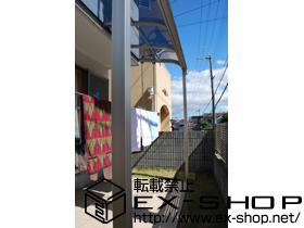 のテラス屋根 プレシオステラスR型 テラスタイプ 単体 積雪〜20cm対応 施工例