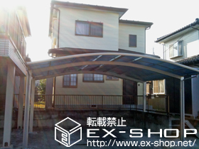 のカーポート プレシオスポート ワイド 積雪〜20cm対応 施工例