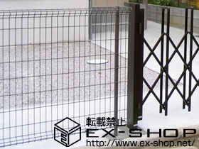 のフェンス・柵 ハイグリッドフェンスＮ8型[フリーポール] 施工例