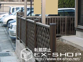 LIXIL ���N�V��(TOEX)�̃t�F���X �X�e�C�E�b�h�t�F���XM1�^ �{�H��