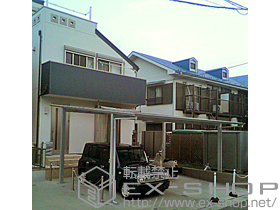 のカーポート アーキデュオ ワイド 積雪〜20cm対応 施工例