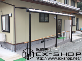 のテラス屋根 ヴェクターテラス 1500 R型 テラスタイプ 積雪〜50cm対応 施工例