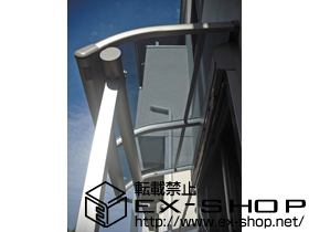 のテラス屋根 プレシオステラスII R型 テラスタイプ 単体 積雪〜20cm対応 施工例