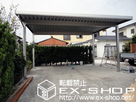 のカーポート レオンポートneo 2台用 積雪〜50cm対応 施工例