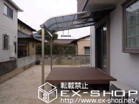 のテラス屋根 ライザーテラスII R型 テラスタイプ 積雪〜20cm対応 施工例