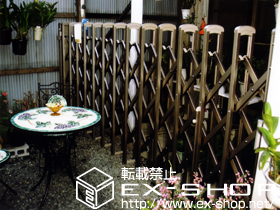 のカーゲート アルピタHG ノンキャスター 片開き 施工例