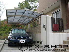 のカーポート カムフィネオ 延長梁仕様 積雪〜20cm対応 施工例