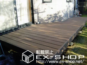 YKKAPのウッドデッキ リウッドデッキII 単体 施工例