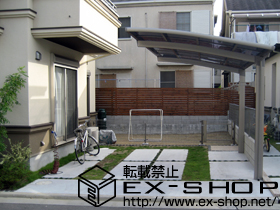 のカーポート カーブポートシグマ? 積雪〜20cm対応 施工例