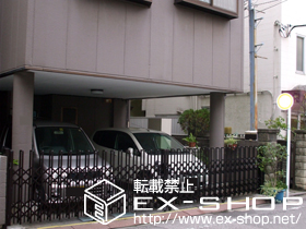 のカーゲート トリップゲート ペットガード型 ノンレール 両開き 施工例