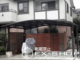 のカーポート カーブポートシグマIII ワイド 積雪〜20cm対応 施工例