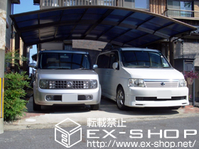 のカーポート プレシオスポートワイド 積雪〜20cm対応 施工例