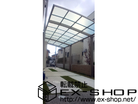 のカーポート カーブポートシグマIII 延長 積雪〜20cm対応 施工例