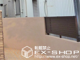 のフェンス・柵 エクスラインフェンス7型　自由柱タイプ 施工例